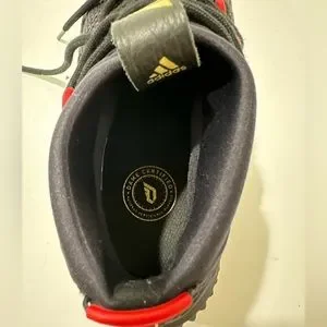 Adidas Dame 4 YKWTII - Black/Scarlet and gold metallic color, size US 9.5 adidas | Shoes | Adidas Dame 4 Ykwtii Blackscarlet And Gold  main image 4